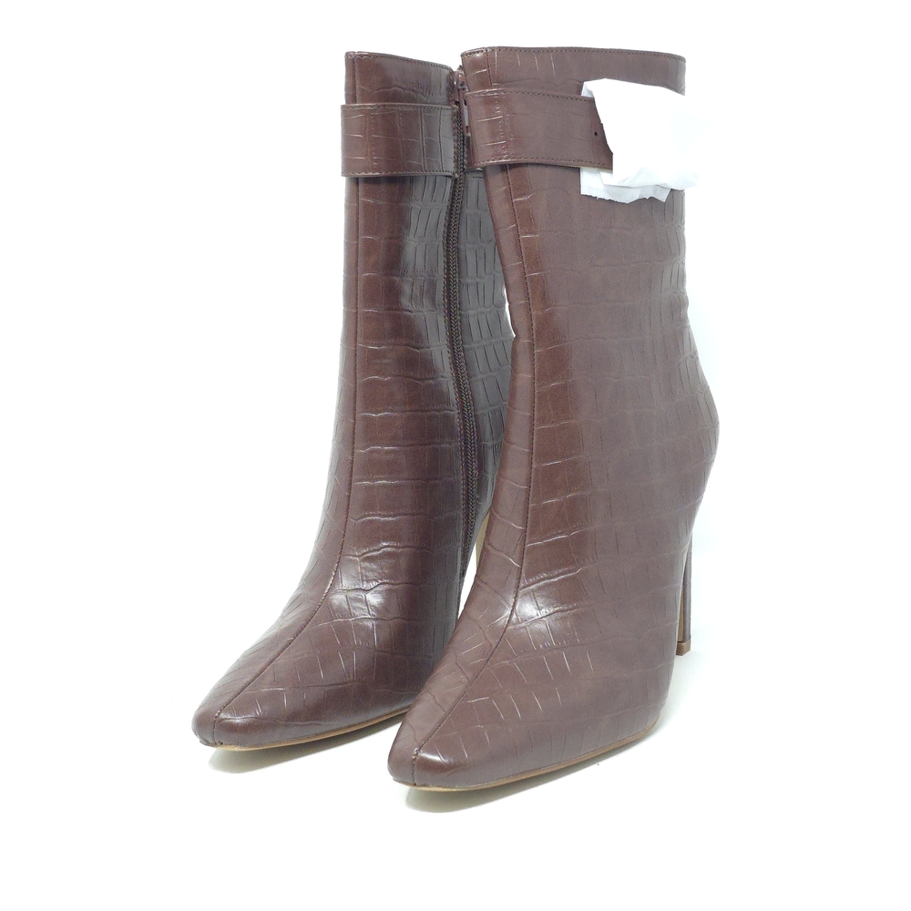 Journee Collection Elanie Brown Ankle Boots 7.5M